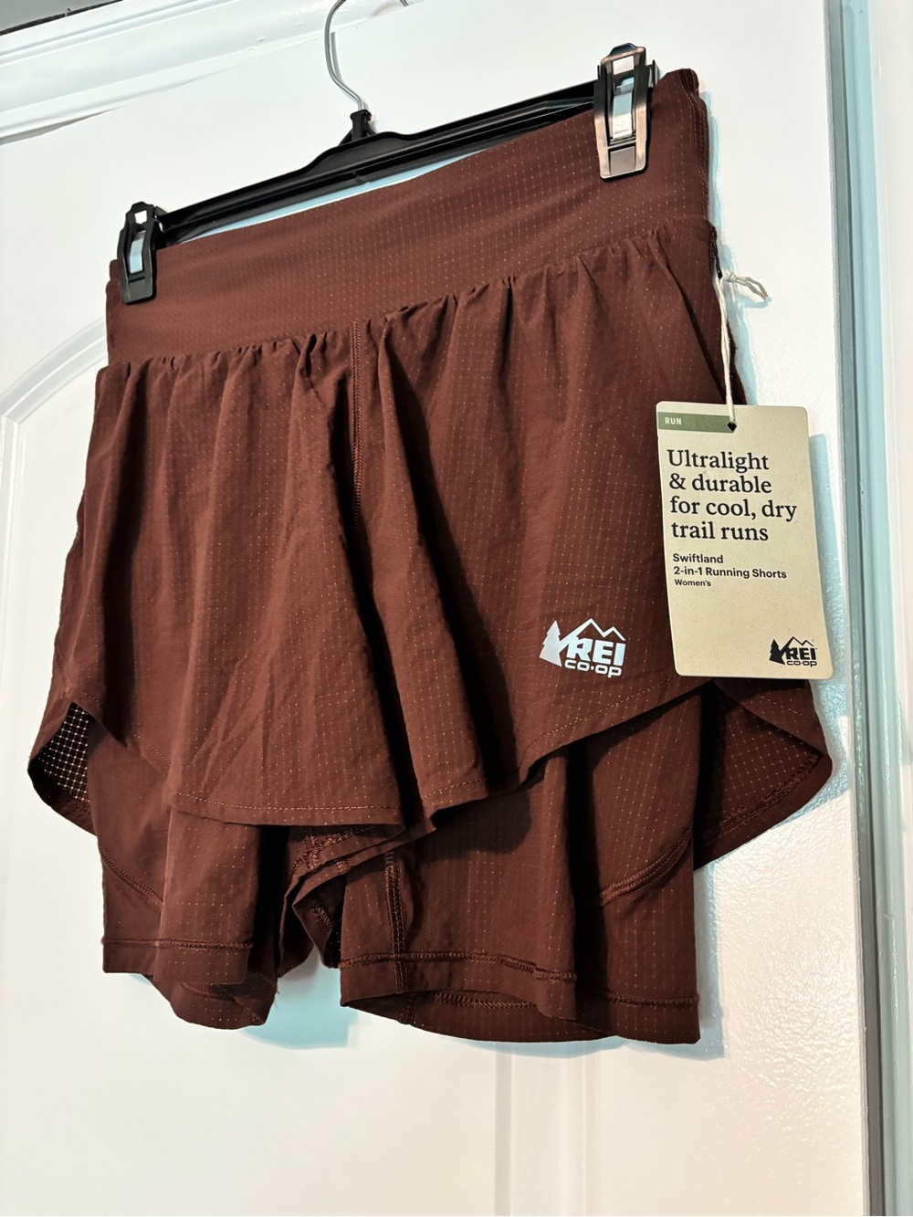 REI Women's Swiftland 2-in-1 Running Shorts XS Cherrywood